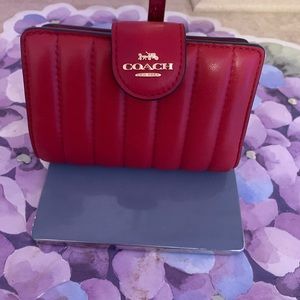 Coach quilted wallet